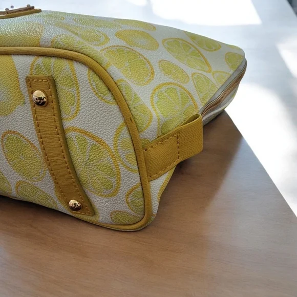 Dooney & Bourke Lemon Print Zip Satchel - Picture 8 of 16